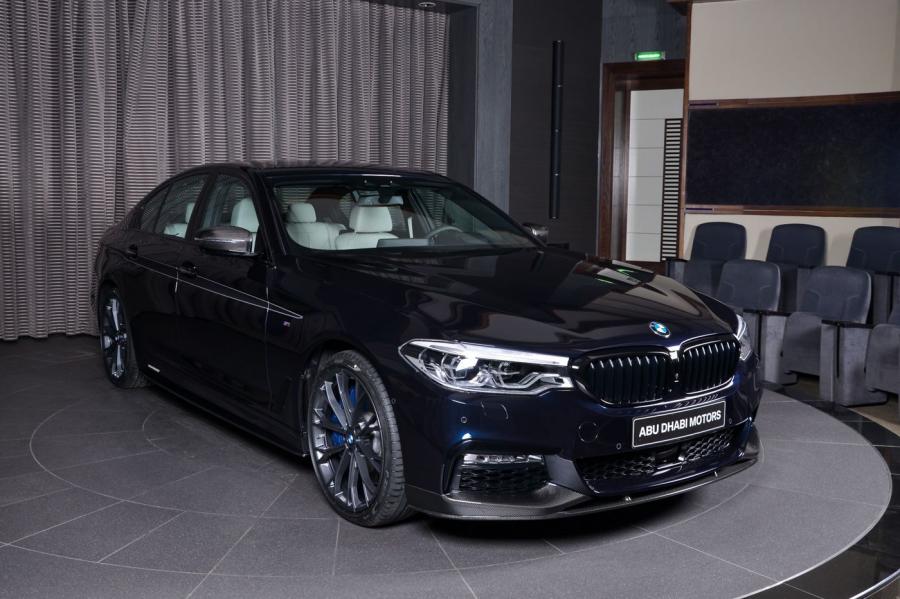BMW 540i in Carbon Black M Performance by Abu Dhabi Motors '2017
